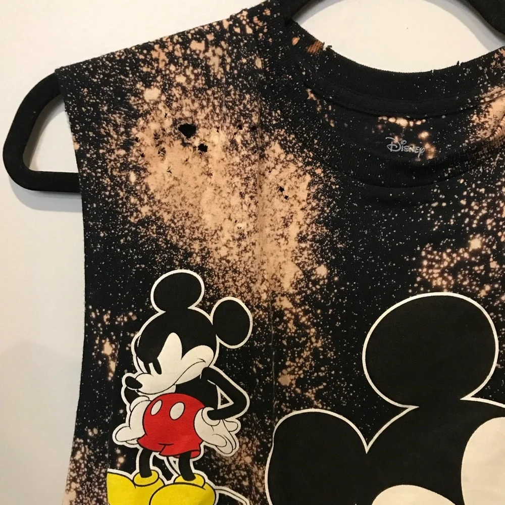 Mickey Mouse Distressed Muscle Tee - Picture 3 of 3